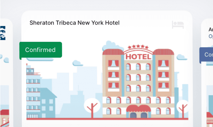 confirming hotel