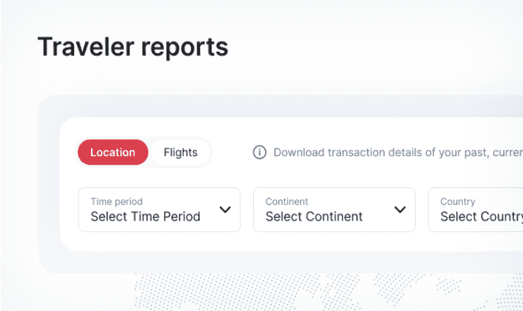 traveler reports page