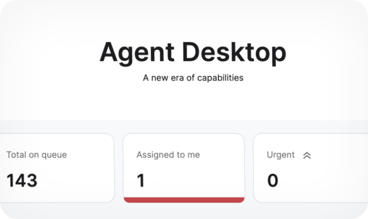 page for agent desktop