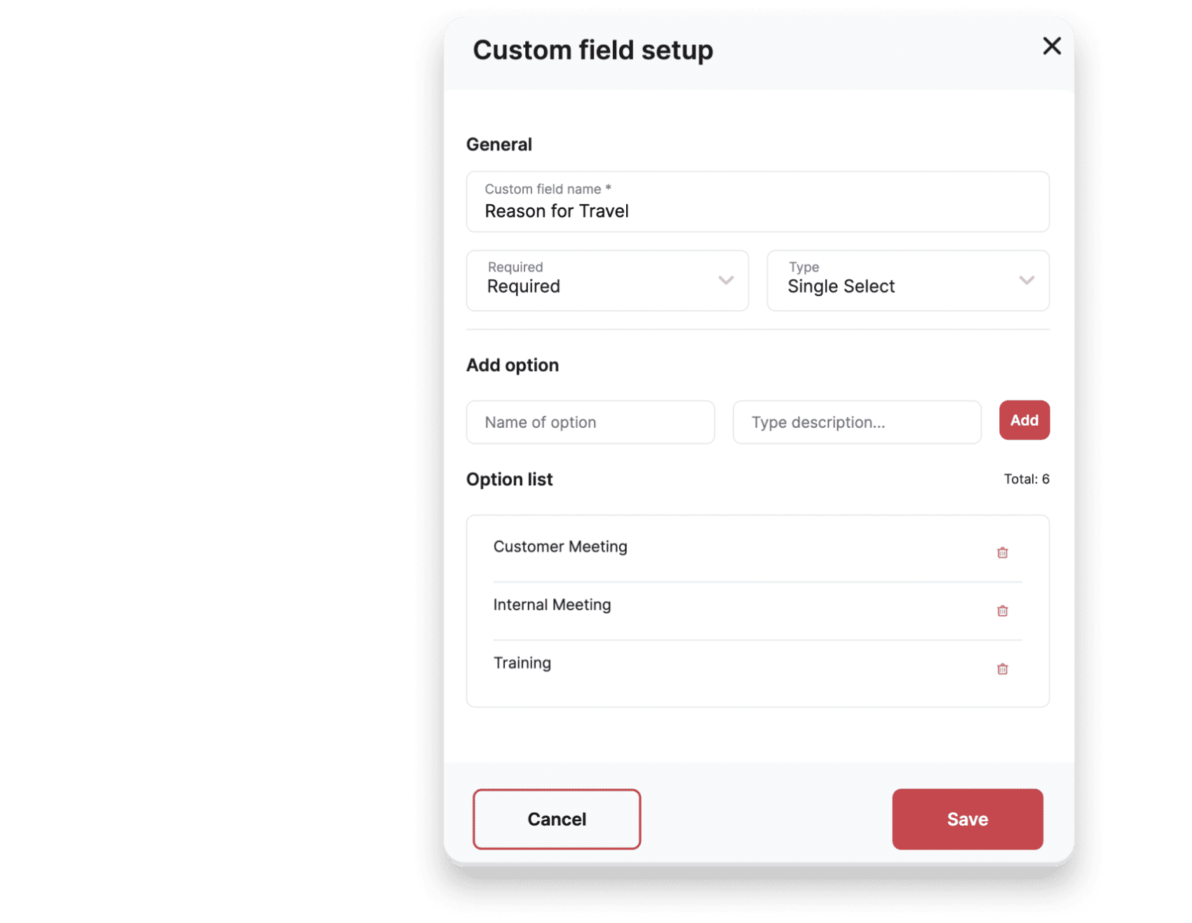 custom field setup graphic